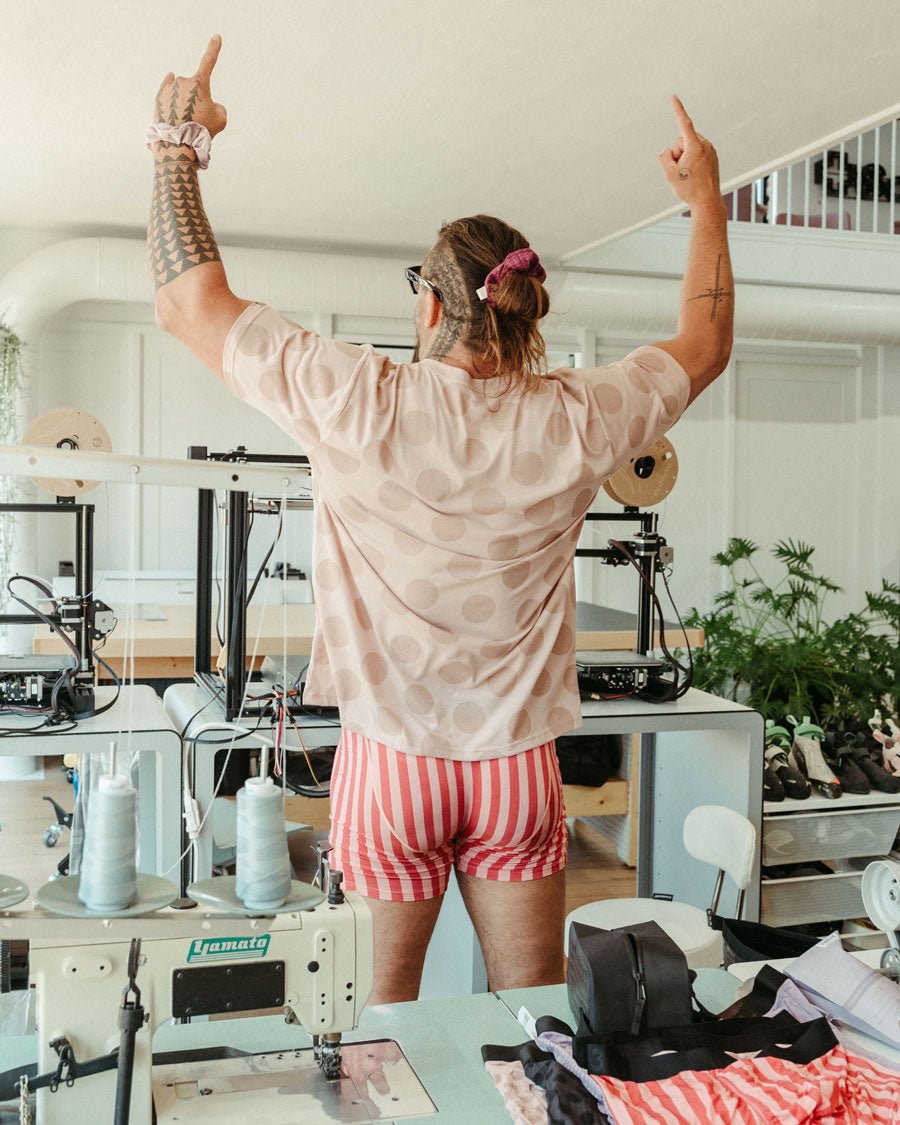 Boxer Briefs • Pink / Red Stripe - S - So iLL - BN3TH